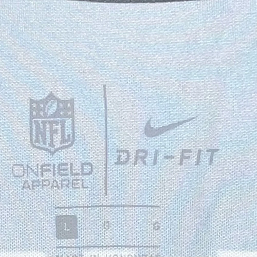 🏈 NFL Nike Dri-Fit Ezekiel Elliott #22 Dallas Cowboys Blue and White Men’s Sz L - Picture 4 of 4